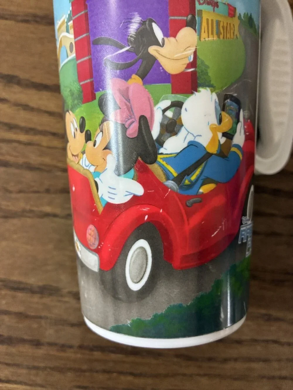 Walt Disney World Resort Reusable Refillable 16oz Mug; Lot of 4; Assorted
